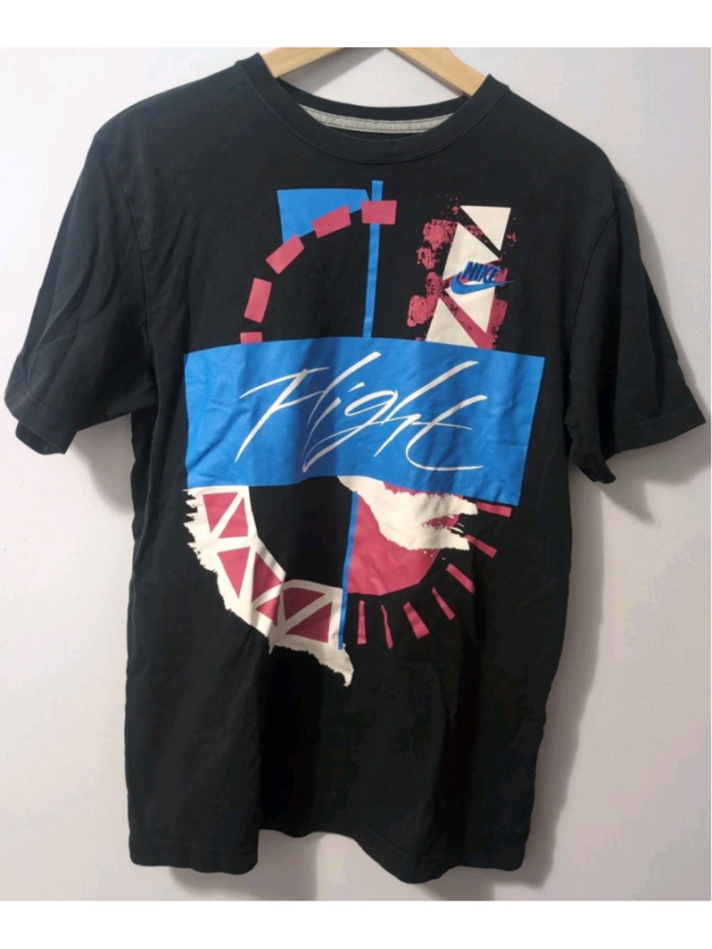 Vintage Nike Air Jordan Retro Flight Nostalgia Graphic T-Shirt Embroidered M